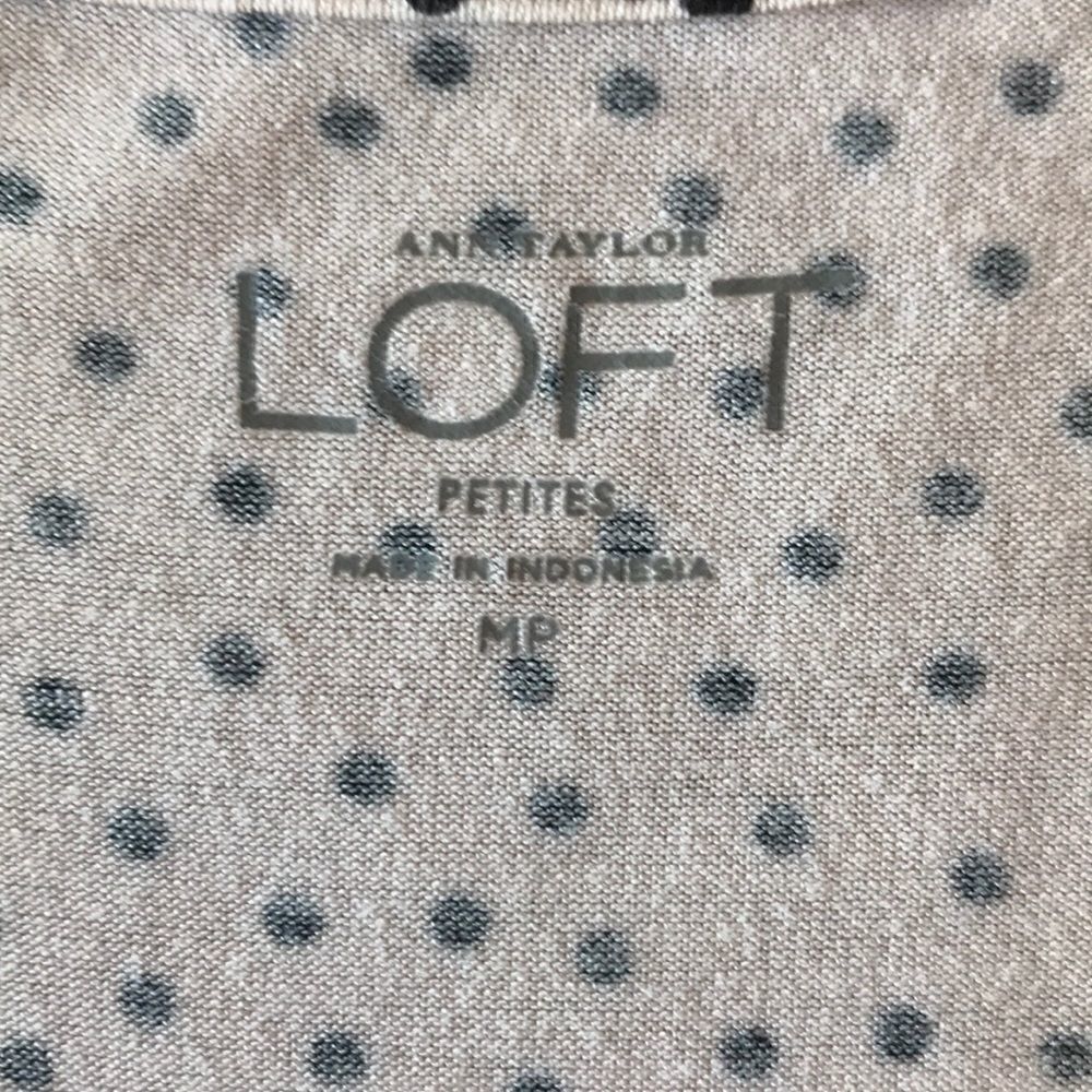 Loft Polka Dot Sleeveless Summer Top - Picture 5 of 5